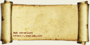 Andjelina Pribanović vizit kartica